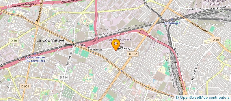 localisation de l'entreprise MONSIEUR MASSINISSA SADCHAOUCHE à LA COURNEUVE