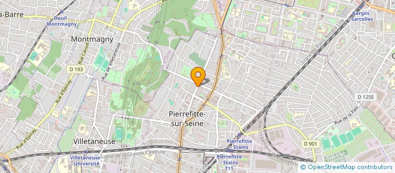 localisation de l'entreprise MONSIEUR MASSINISSA SADOUN à PIERREFITTE-SUR-SEINE