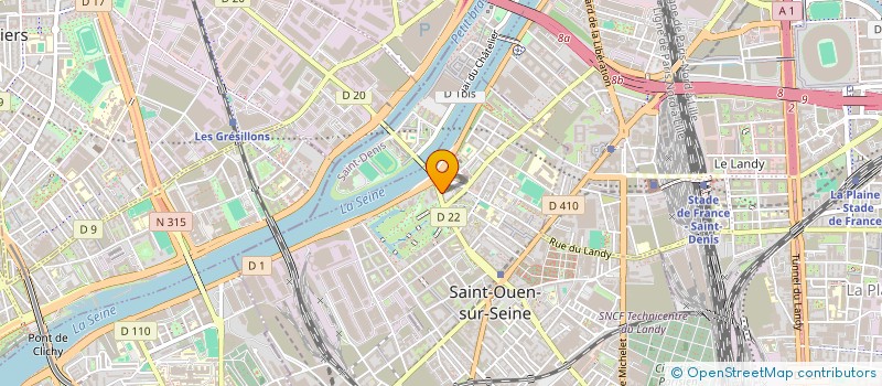 localisation de l'entreprise MONSIEUR MASSINISSA SALENKOUR à SAINT-OUEN-SUR-SEINE