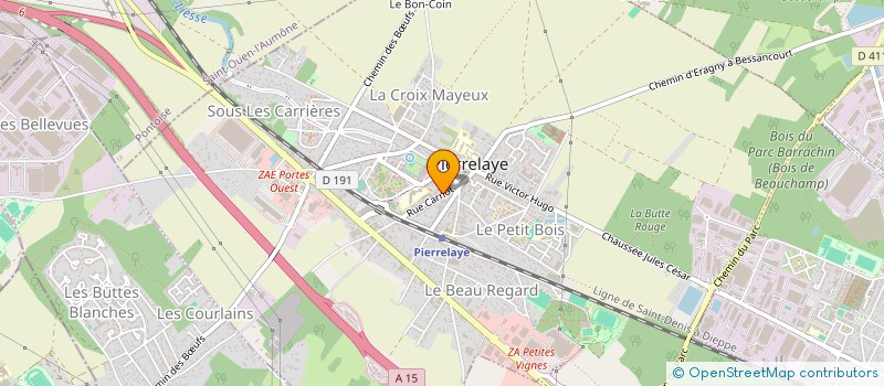 localisation de l'entreprise MONSIEUR MASSINISSA SEGUENI à PIERRELAYE