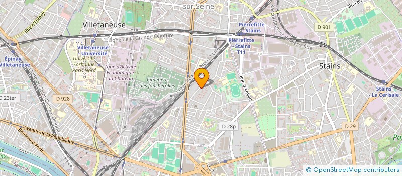 localisation de l'entreprise MONSIEUR MASSINISSA SMATI à PIERREFITTE-SUR-SEINE