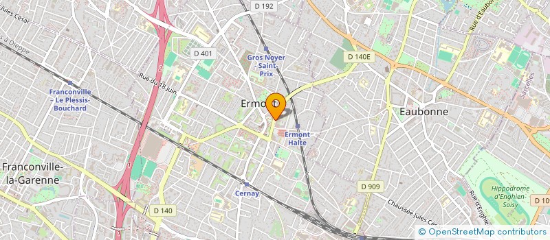 localisation de l'entreprise MONSIEUR MASSINISSA ZEGHBIB  ERMONT