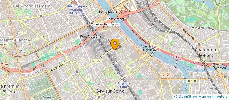 localisation de l'entreprise MONSIEUR MASSINISSA ZEMOUCHE  VITRY-SUR-SEINE