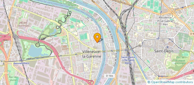 localisation de l'entreprise MONSIEUR MASSINSEN AOUADENE  VILLENEUVE-LA-GARENNE