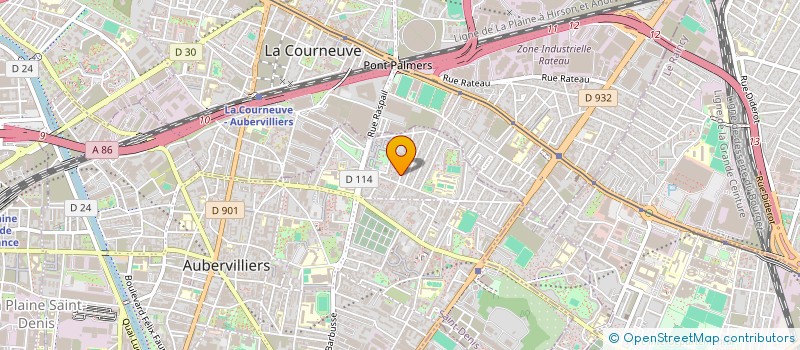 localisation de l'entreprise MONSIEUR MASSINSSA MAKEDHI à AUBERVILLIERS