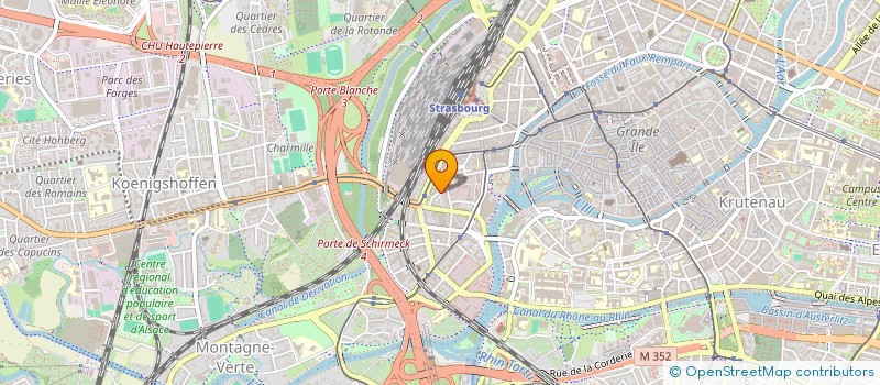localisation de l'entreprise MONSIEUR MASSIRE GARY à STRASBOURG