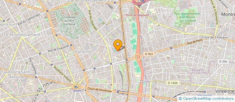 localisation de l'entreprise MONSIEUR MASSIRE SYLLA  PARIS