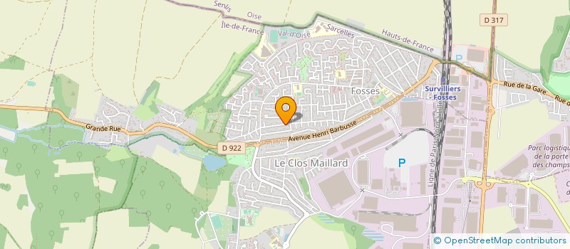 localisation de l'entreprise MONSIEUR MASSIRING FATY  FOSSES