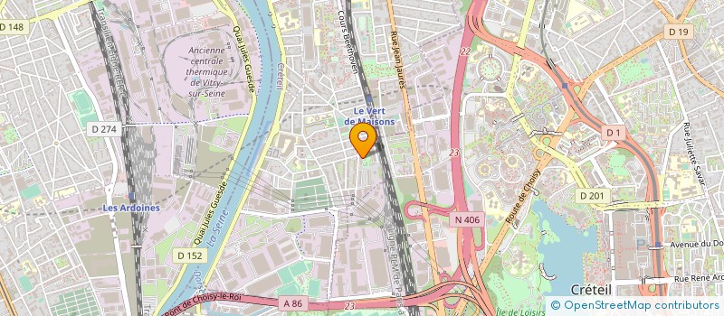 localisation de l'entreprise MONSIEUR MASSIS ISCI  ALFORTVILLE