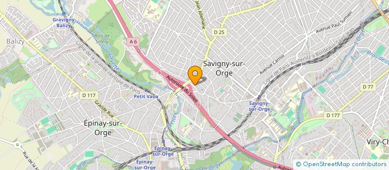 localisation de l'entreprise MONSIEUR MASSIVA DJEDDI  SAVIGNY-SUR-ORGE
