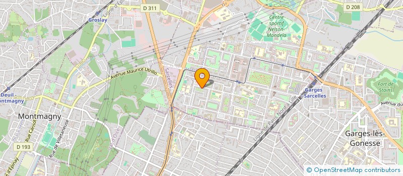 localisation de l'entreprise MONSIEUR MASSON ARICHE  SARCELLES