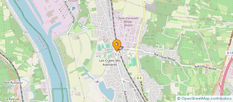 localisation de l'entreprise MONSIEUR MASSON RIVIERE  SAINT MAURICE L'EXIL