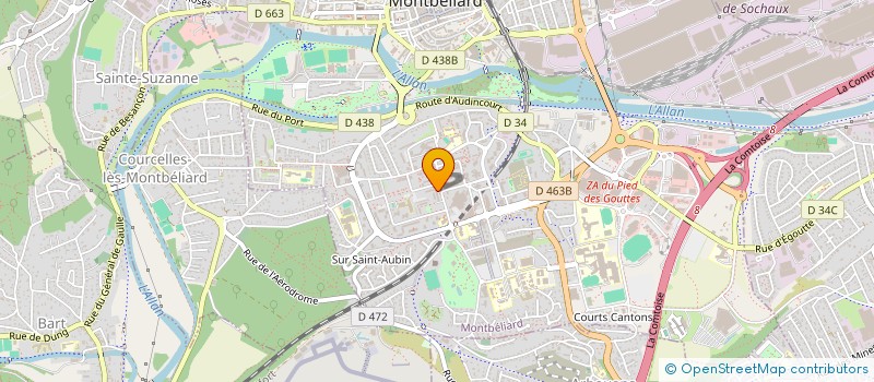 localisation de l'entreprise MONSIEUR MASSOUD MOMAND  MONTBELIARD