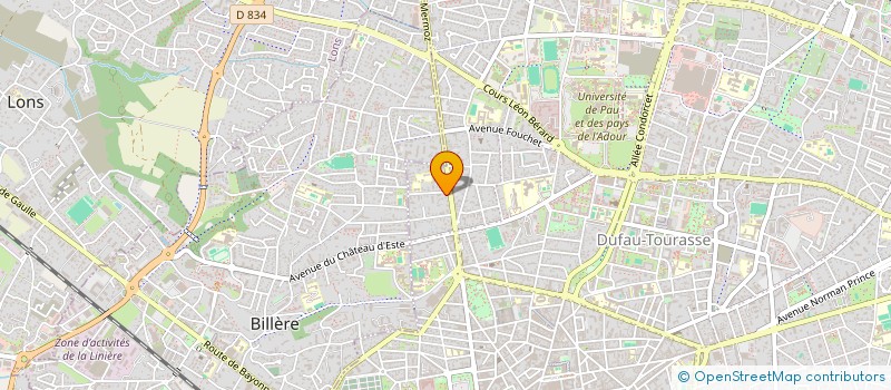 localisation de l'entreprise MONSIEUR MASSOUD RAHMANI à PAU