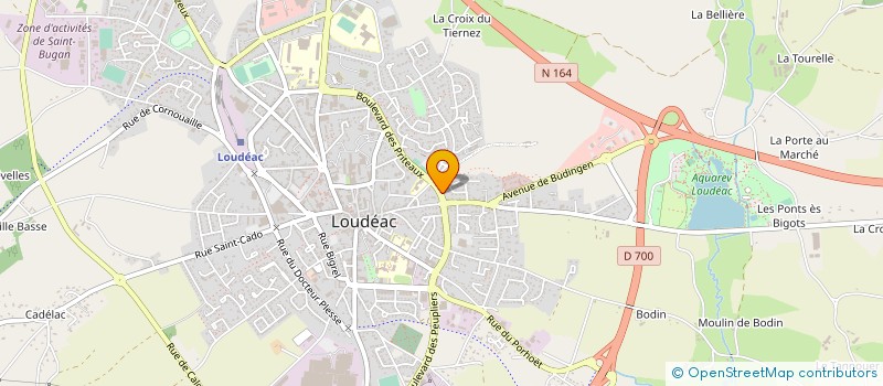 localisation de l'entreprise MONSIEUR MASSOUROURI ABDALLAH à LOUDEAC
