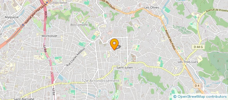 localisation de l'entreprise MONSIEUR MASSY ALLOUCHE à MARSEILLE
