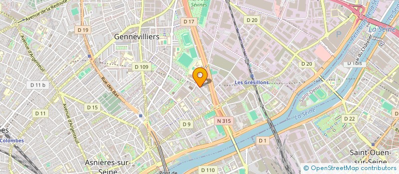 localisation de l'entreprise MONSIEUR MASSY HAMMAD  GENNEVILLIERS