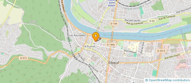 localisation de l'entreprise MONSIEUR MASSYL HATEM  ELBEUF