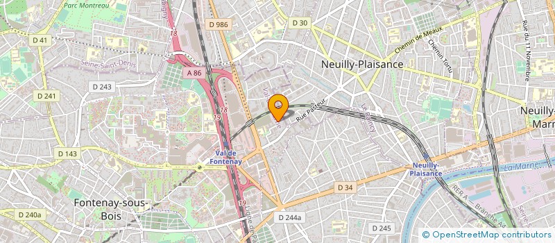 localisation de l'entreprise MONSIEUR MASSYL LALIL à FONTENAY-SOUS-BOIS