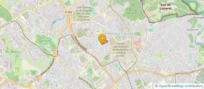 localisation de l'entreprise MONSIEUR MASSYL SNAOUI à MONTPELLIER