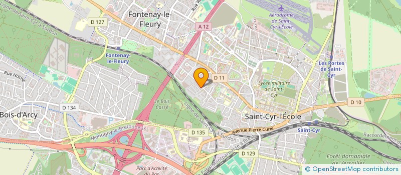 localisation de l'entreprise MONSIEUR MASSYLE OUMESSAOUD  SAINT-CYR-L'ECOLE