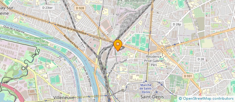 localisation de l'entreprise MONSIEUR MASTAFA EL GHAZI à SAINT-DENIS