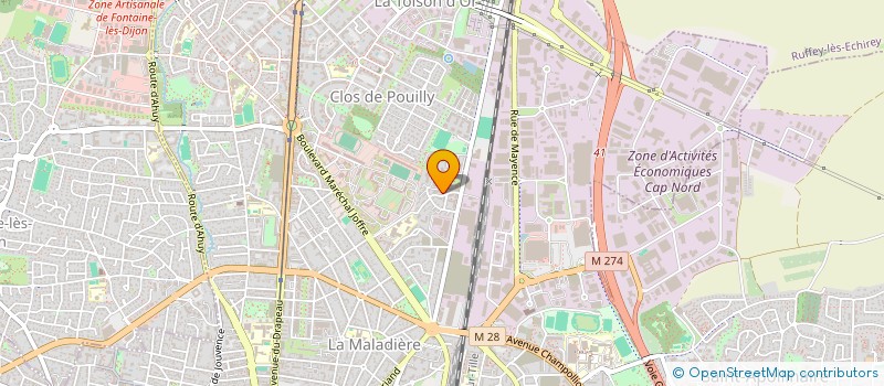 localisation de l'entreprise MONSIEUR MASUD SHAH  DIJON