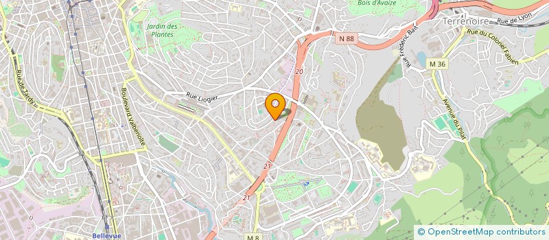 localisation de l'entreprise MONSIEUR MASUKININI MAKOLA MADE  SAINT-ETIENNE