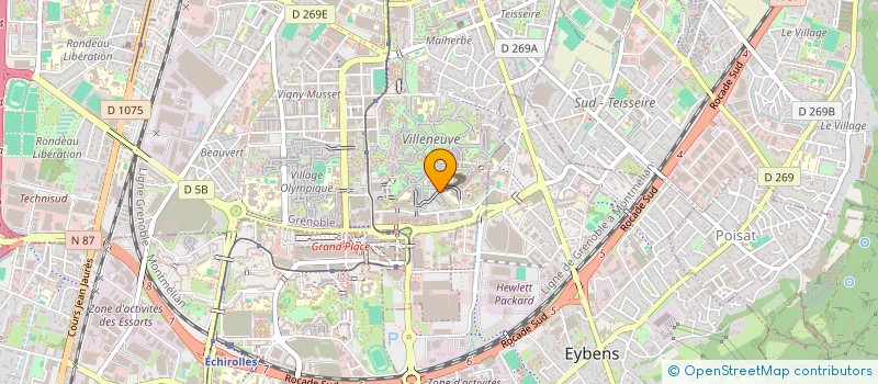 localisation de l'entreprise MONSIEUR MASUM AL HUSSAIN  GRENOBLE