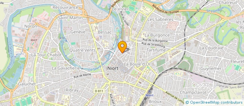 localisation de l'entreprise MONSIEUR MASUM SHEKH  NIORT