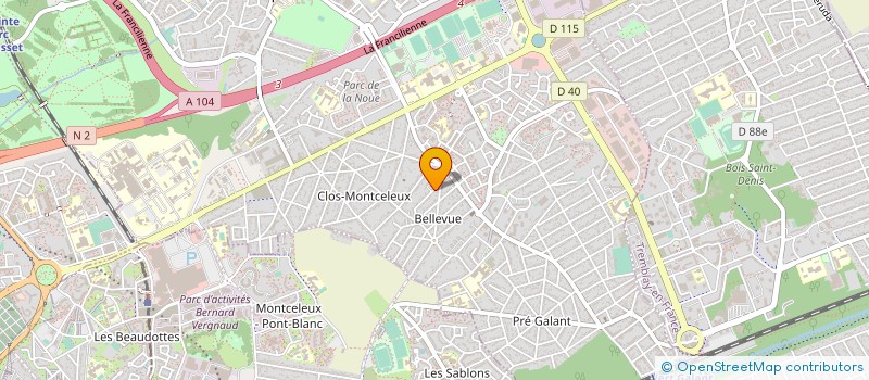 localisation de l'entreprise MONSIEUR MAT UNG à VILLEPINTE