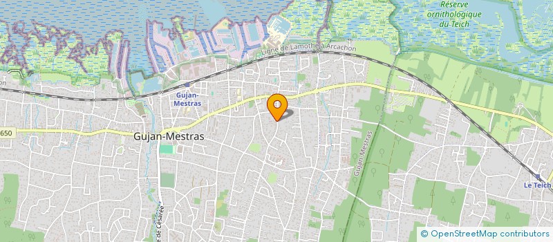 localisation de l'entreprise MONSIEUR MATATINI-NANA-ITE-RA SANDFORD  GUJAN-MESTRAS