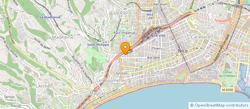 localisation de l'entreprise MONSIEUR MATEESCU IVAN à NICE