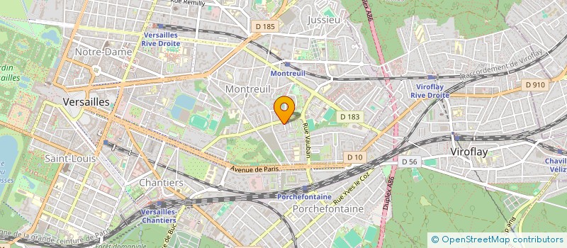 localisation de l'entreprise MONSIEUR MATEI CONSTANTIN à VERSAILLES