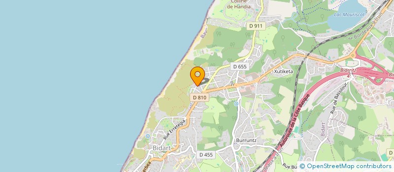 localisation de l'entreprise MONSIEUR MATEI DUBOY-CALBETE à BIDART