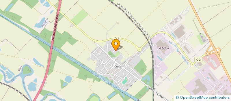 localisation de l'entreprise MONSIEUR MATEIS THIEBAULT  RECY