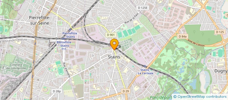 localisation de l'entreprise MONSIEUR MATENE COULIBALY à STAINS