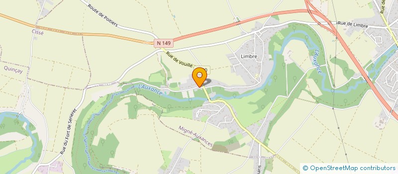 localisation de l'entreprise MONSIEUR MATEO AMBROSI  MIGNE-AUXANCES