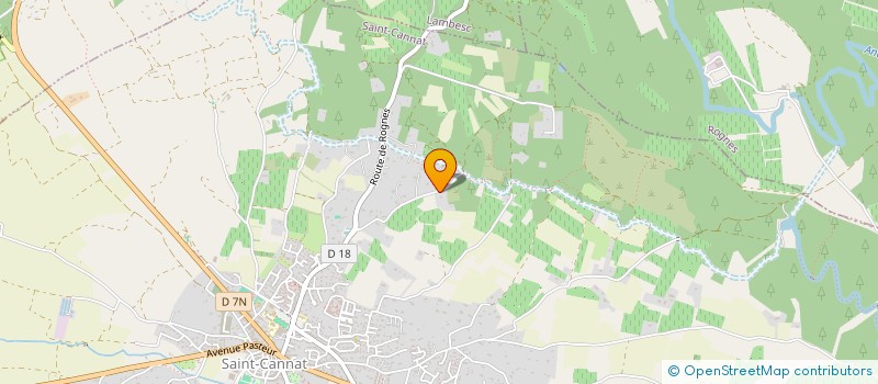 localisation de l'entreprise MONSIEUR MATEO BARATHON  SAINT-CANNAT