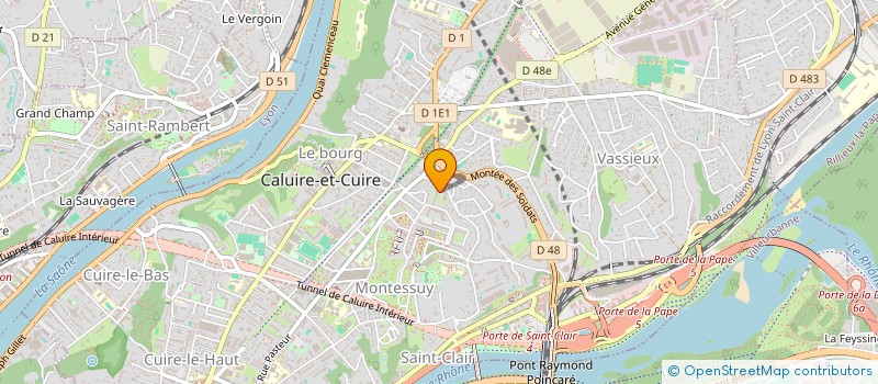 localisation de l'entreprise MONSIEUR MATEO BENSACI à CALUIRE-ET-CUIRE