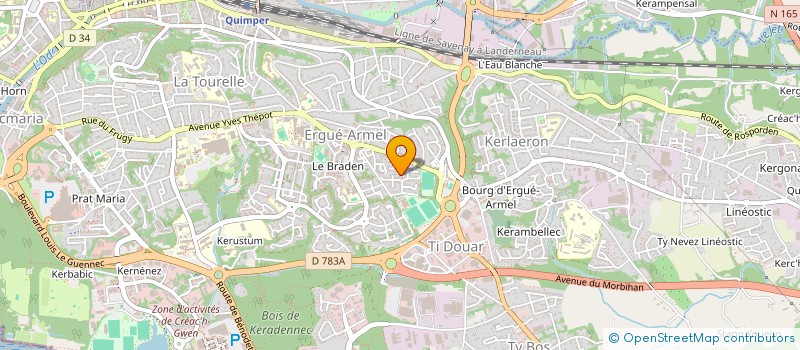 localisation de l'entreprise MONSIEUR MATEO BOHEAS à QUIMPER