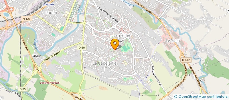 localisation de l'entreprise MONSIEUR MATEO BOUDRY  CASTRES