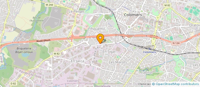 localisation de l'entreprise MONSIEUR MATEO BOURORGA à COLOMIERS