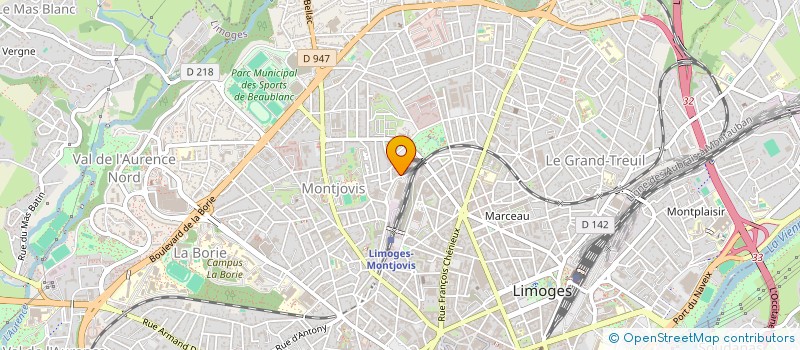 localisation de l'entreprise MONSIEUR MATEO BROYON à LIMOGES
