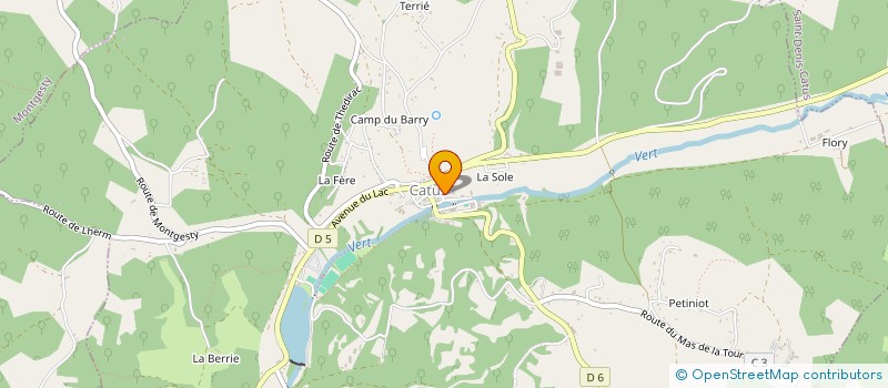 localisation de l'entreprise MONSIEUR MATEO CADIERGUES à CATUS