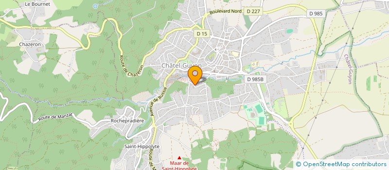 localisation de l'entreprise MONSIEUR MATEO COLZI  CHATEL-GUYON