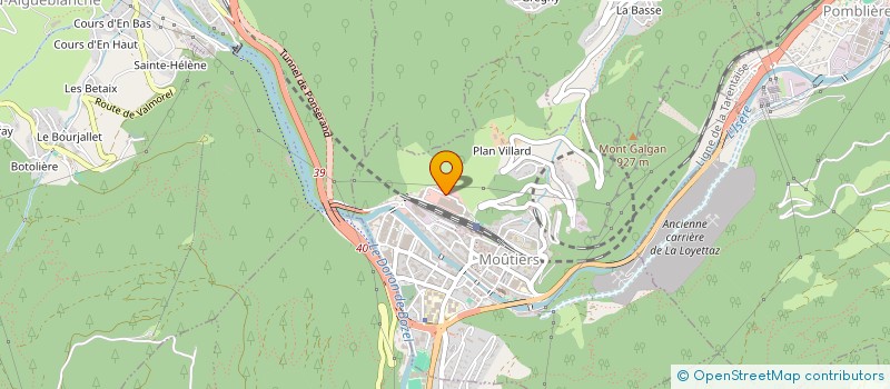 localisation de l'entreprise MONSIEUR MATEO CORVIONE  MOUTIERS