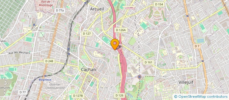 localisation de l'entreprise MONSIEUR MATEO DE BIASI  CACHAN