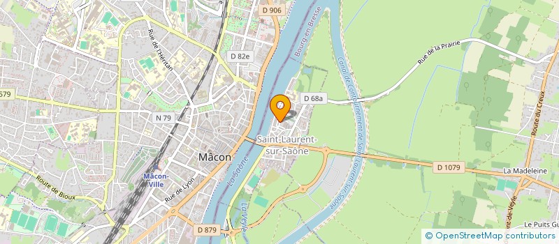 localisation de l'entreprise MONSIEUR MATEO DEMONTE PEREIRA  SAINT-LAURENT-SUR-SAONE