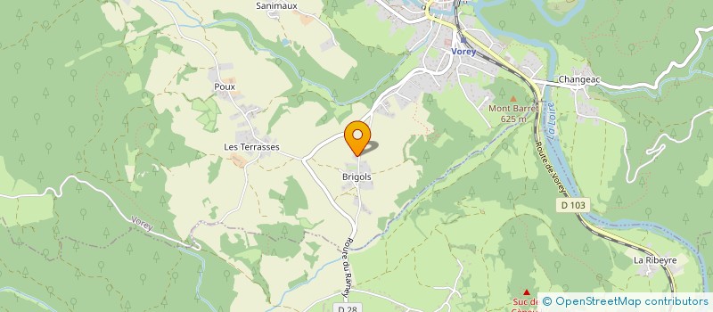 localisation de l'entreprise MONSIEUR MATEO DEYDIER  VOREY